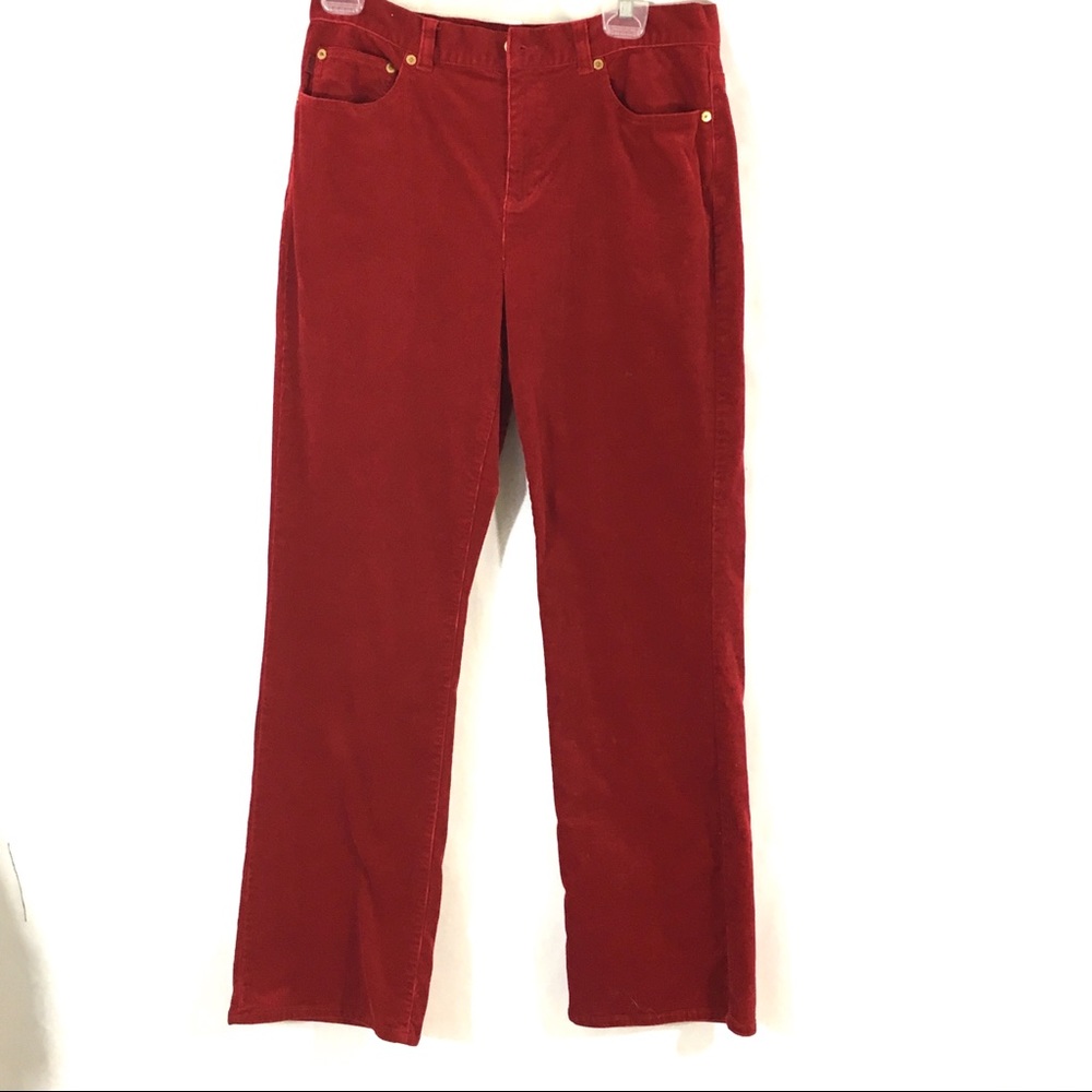 Lauren Jean Cords Red Baby Size 10